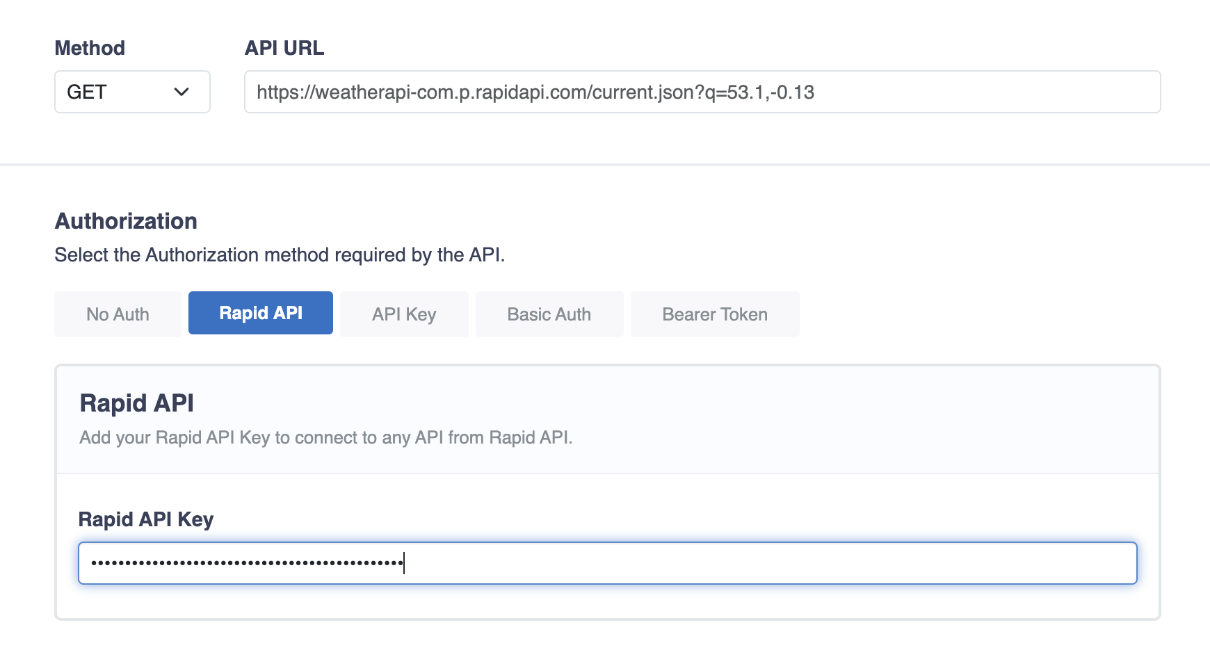 Connect to a public JSON API