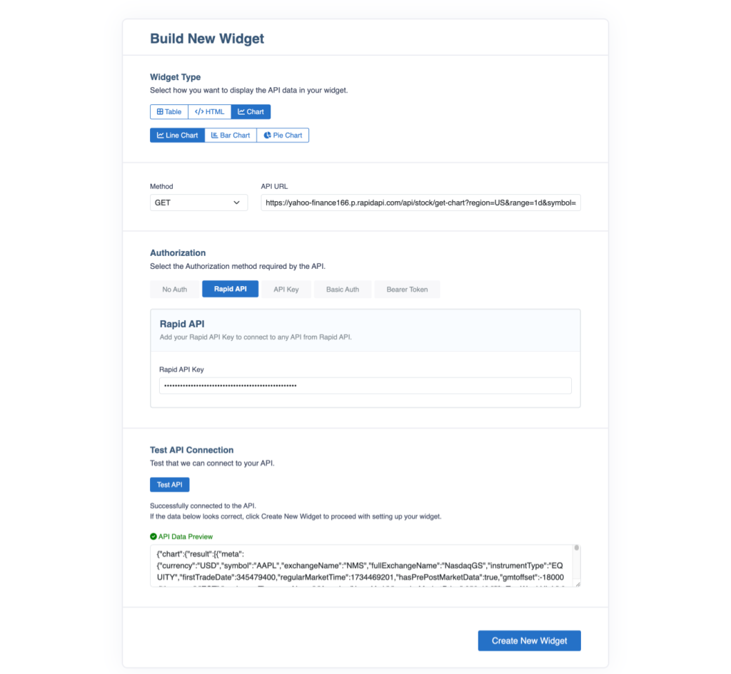 Connecting to Yahoo Finance API